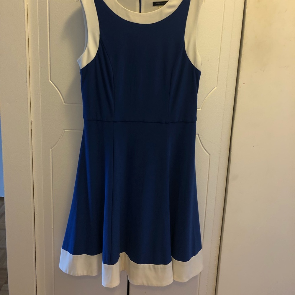 Tommy Hilfiger classic blue and white dress
